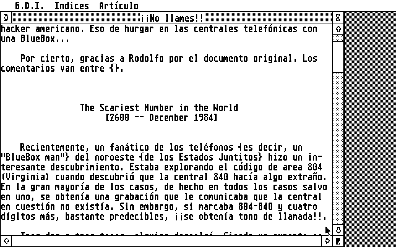 GDI No. 1 atari screenshot